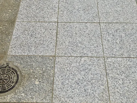 바닥대리석복구 시공 사진