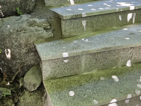 대리석계단복구 시공 사진